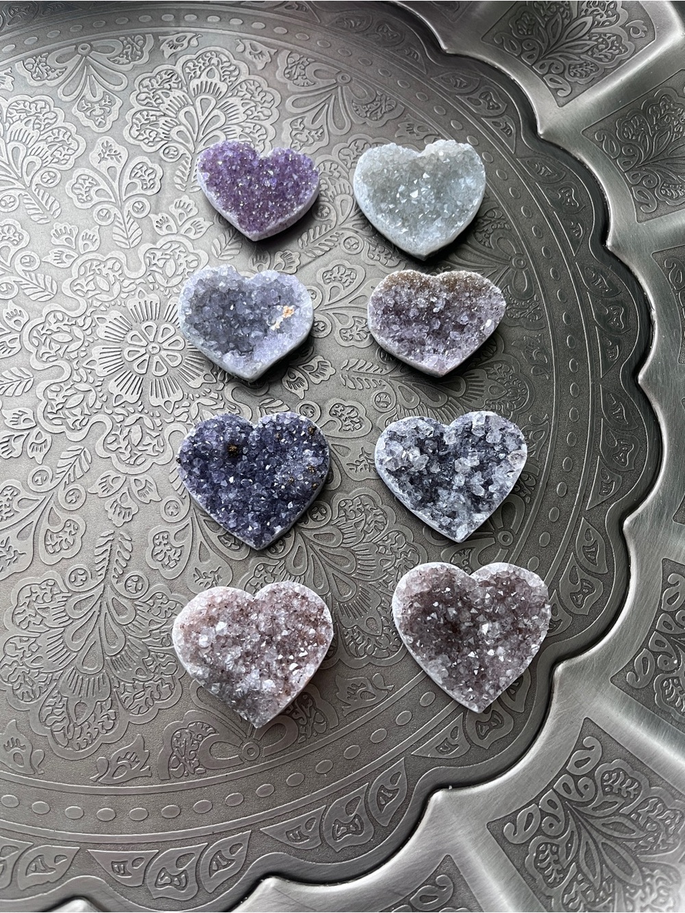 Druzy Heart